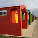 Player beach hut